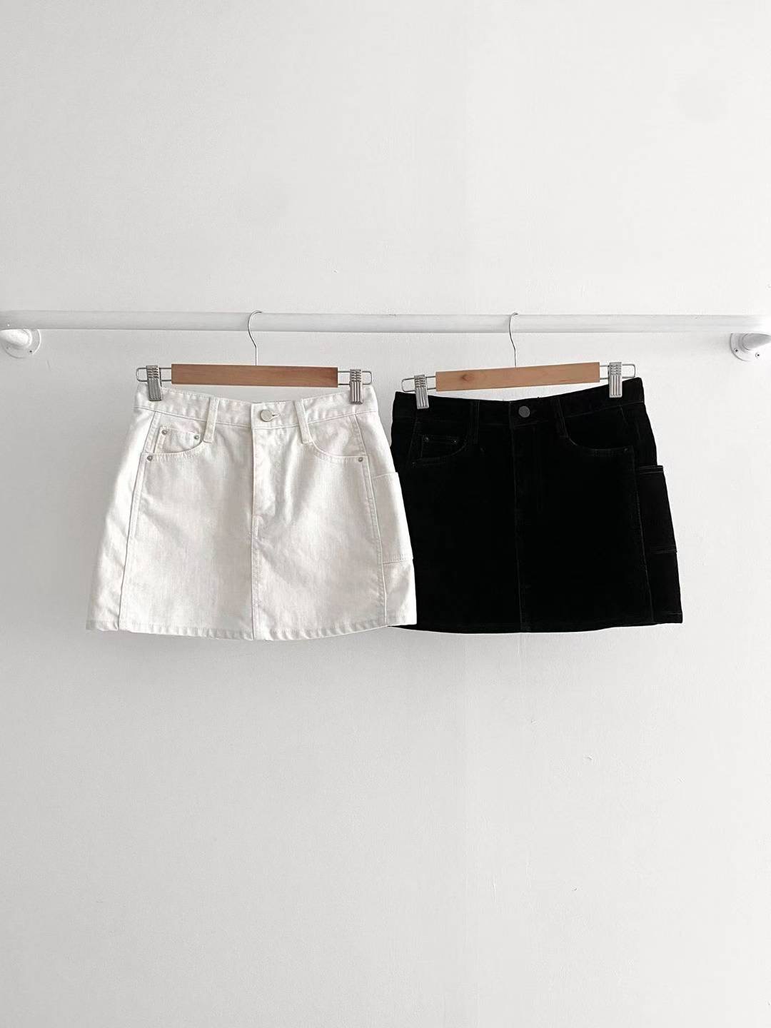 STYLE LAB韓國代購㊣女裝新款人氣25秋冬休閑短裙不含腰帶STYLE LAB短裙