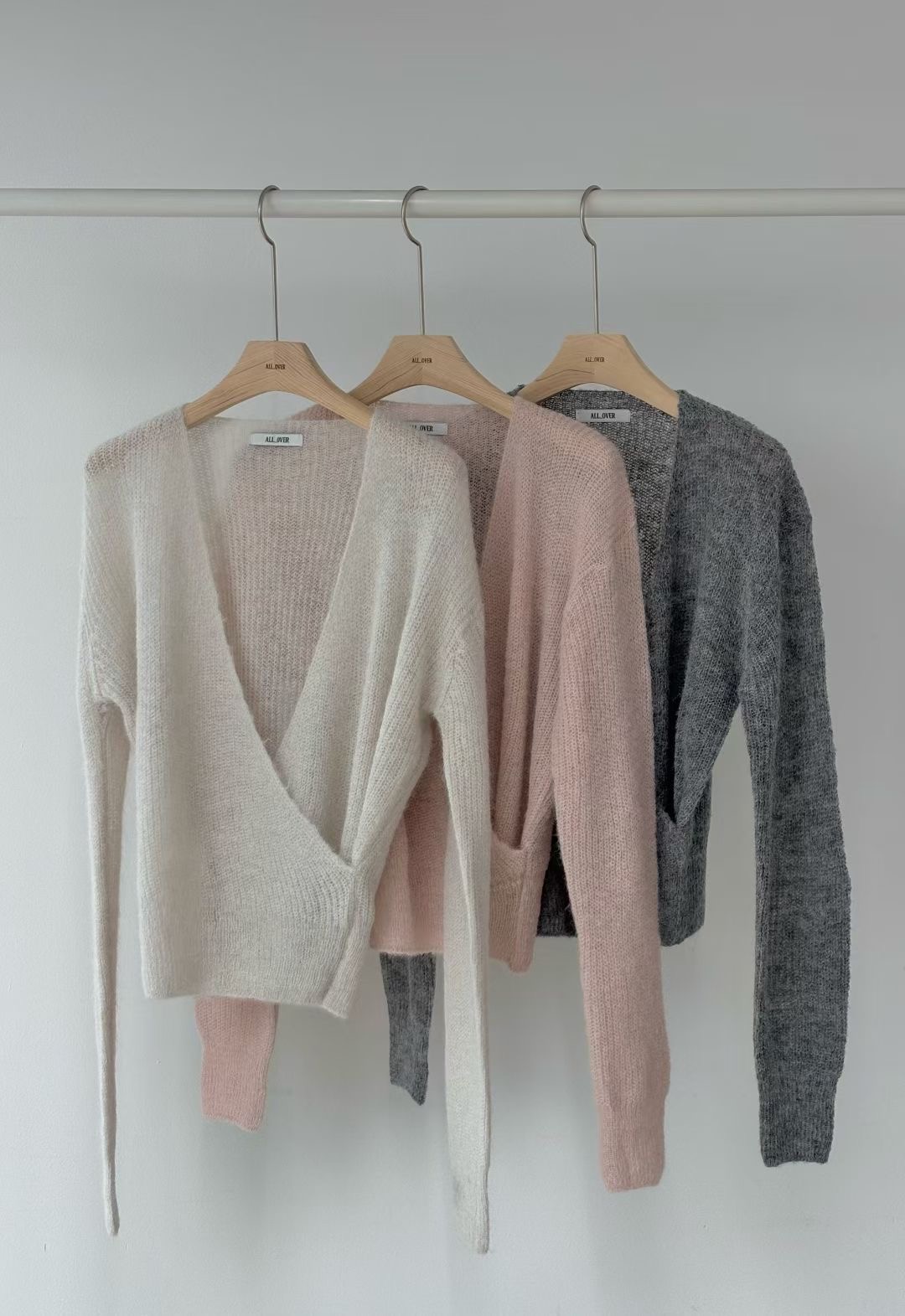 ALL OVER東大門㊣直郵女士新品推薦職業時尚休閑25秋冬針織衫ALL OVER針織衫