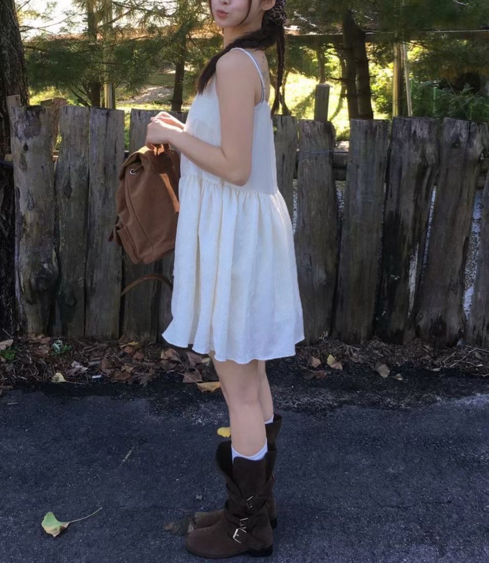 ALL OVER韓國直郵㊣女裝新款時尚休閑職業推薦25秋冬連衣裙ALL OVER連衣裙