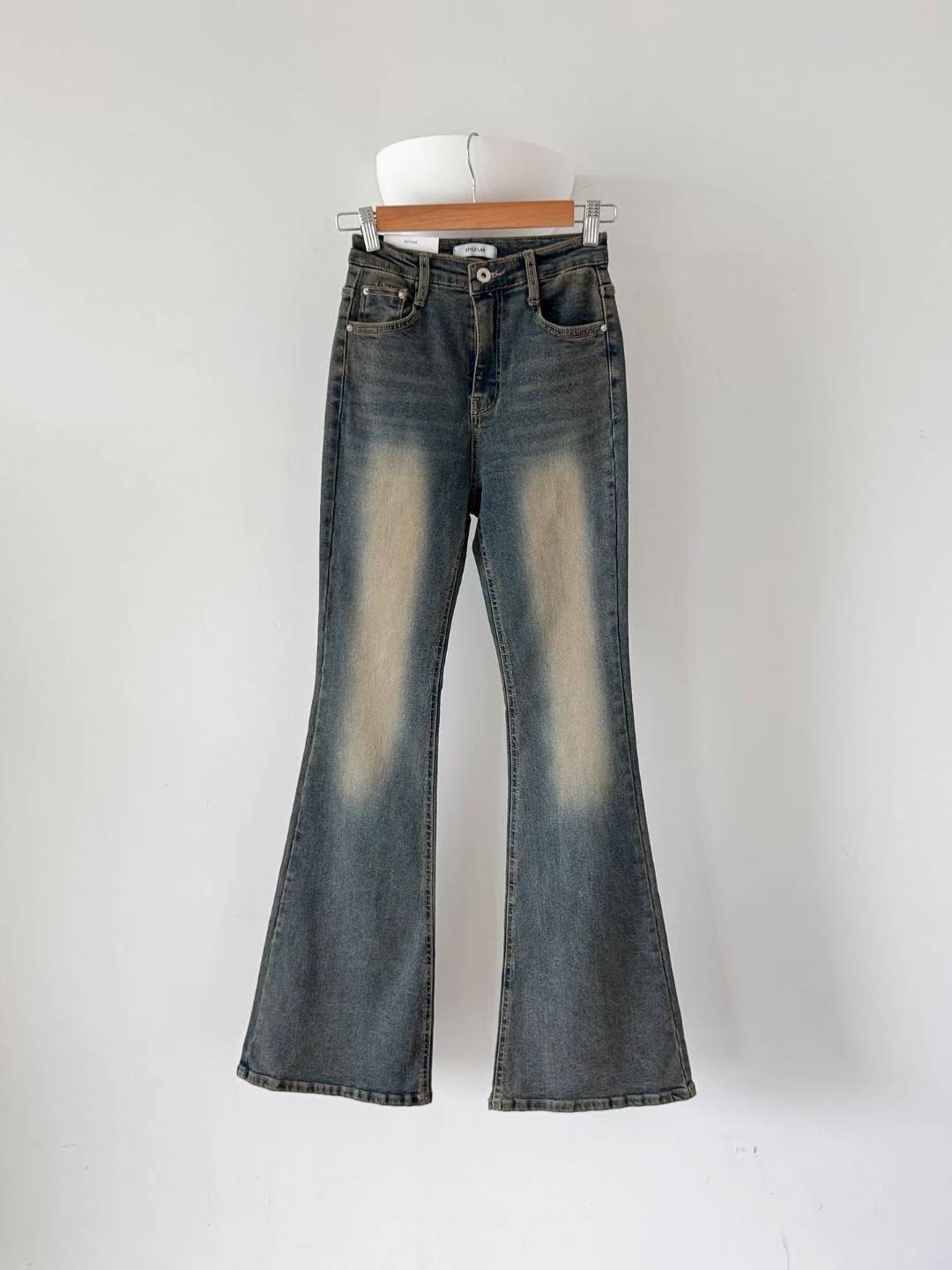 STYLE LAB韓國直郵㊣女士新款時尚熱賣推薦人氣25秋冬牛仔褲STYLE LAB牛仔褲圖色1