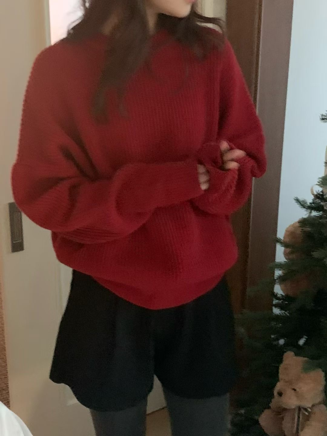 ALL OVER韓國直郵㊣女士新款職業25秋冬真品熱賣休閑針織衫ALL OVER針織衫圖色2