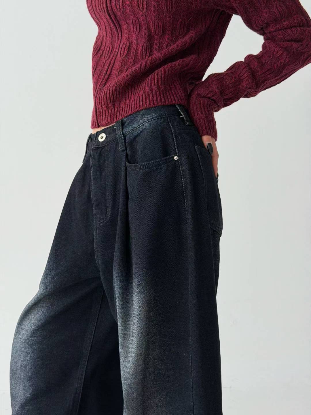 STYLE LAB東大門㊣實拍女士新品人氣職業休閑熱賣真品牛仔褲STYLE LAB牛仔褲