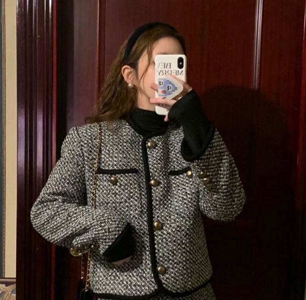 ALL OVER東大門㊣代購女裝新品25秋冬時尚真品職業推薦夾克ALL OVER夾克圖色2