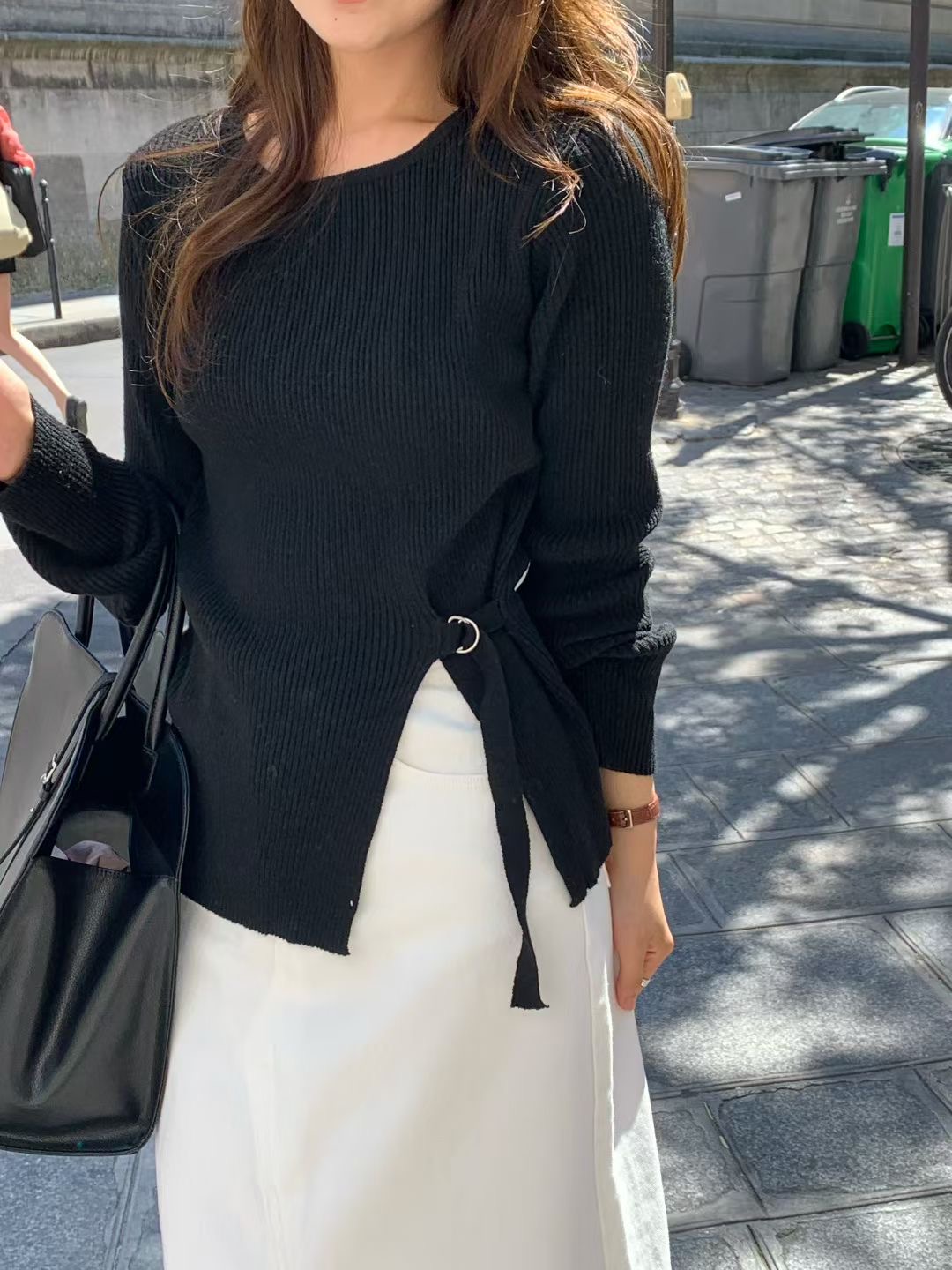 ALL OVER韓國代購㊣女裝新品推薦25秋冬熱賣人氣休閑針織衫ALL OVER針織衫圖色2