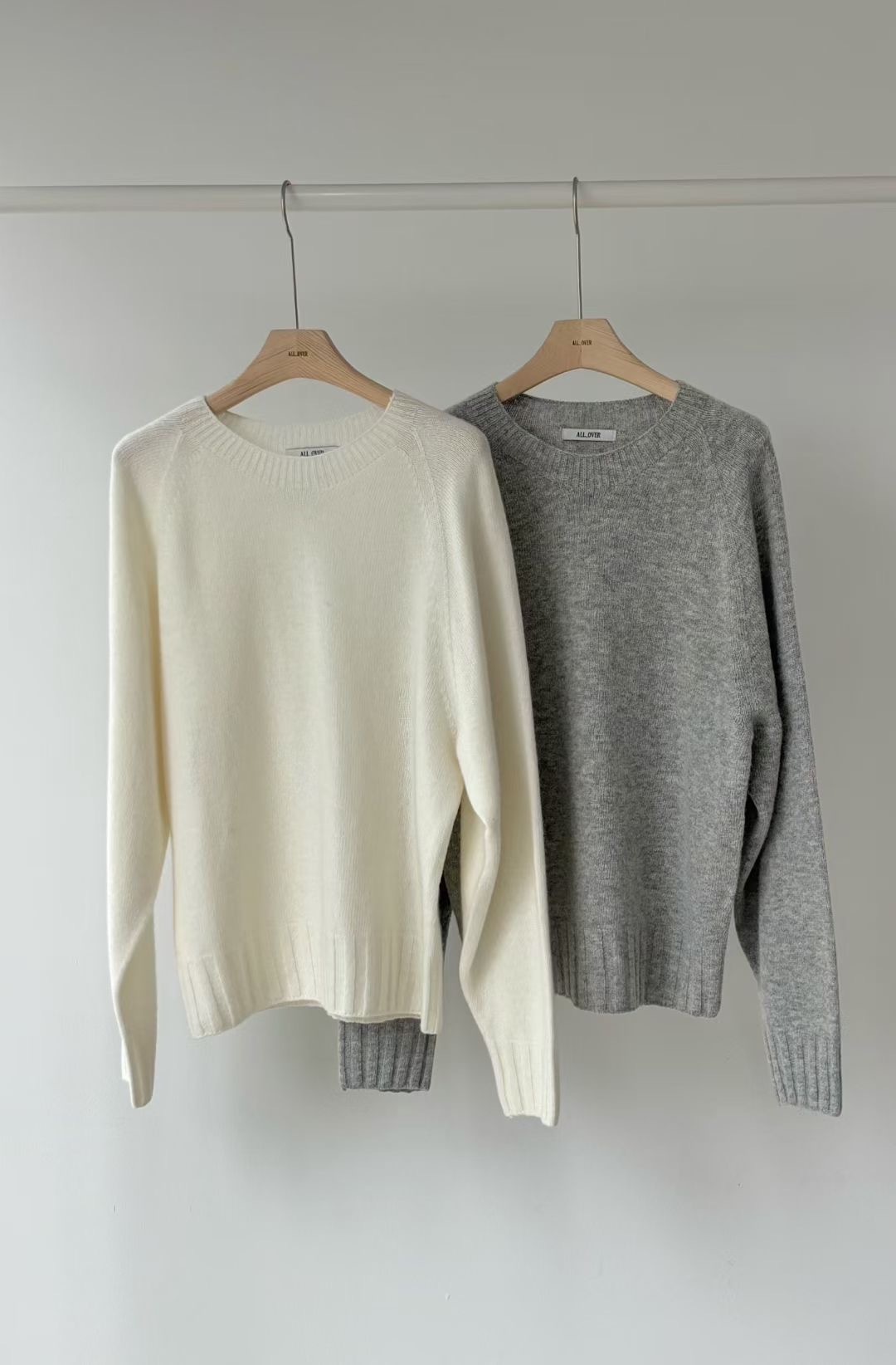 ALL OVER東大門㊣實拍女裝新款時尚25秋冬推薦真品職業針織衫ALL OVER針織衫