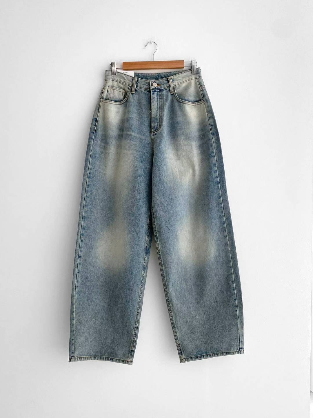 STYLE LAB韓國代購㊣女裝新款職業真品25秋冬休閑人氣牛仔褲STYLE LAB牛仔褲圖色1