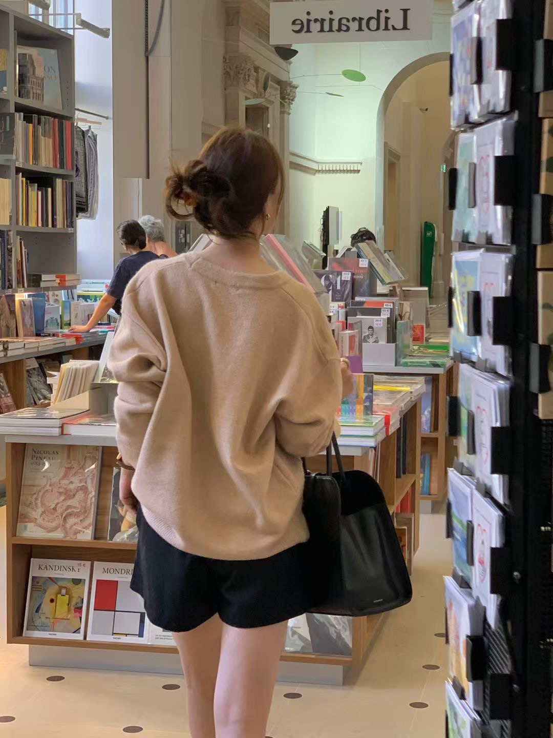 ALL OVER韓國直郵㊣女裝新品熱賣職業休閑推薦針織衫寬松開衫ALL OVER針織衫