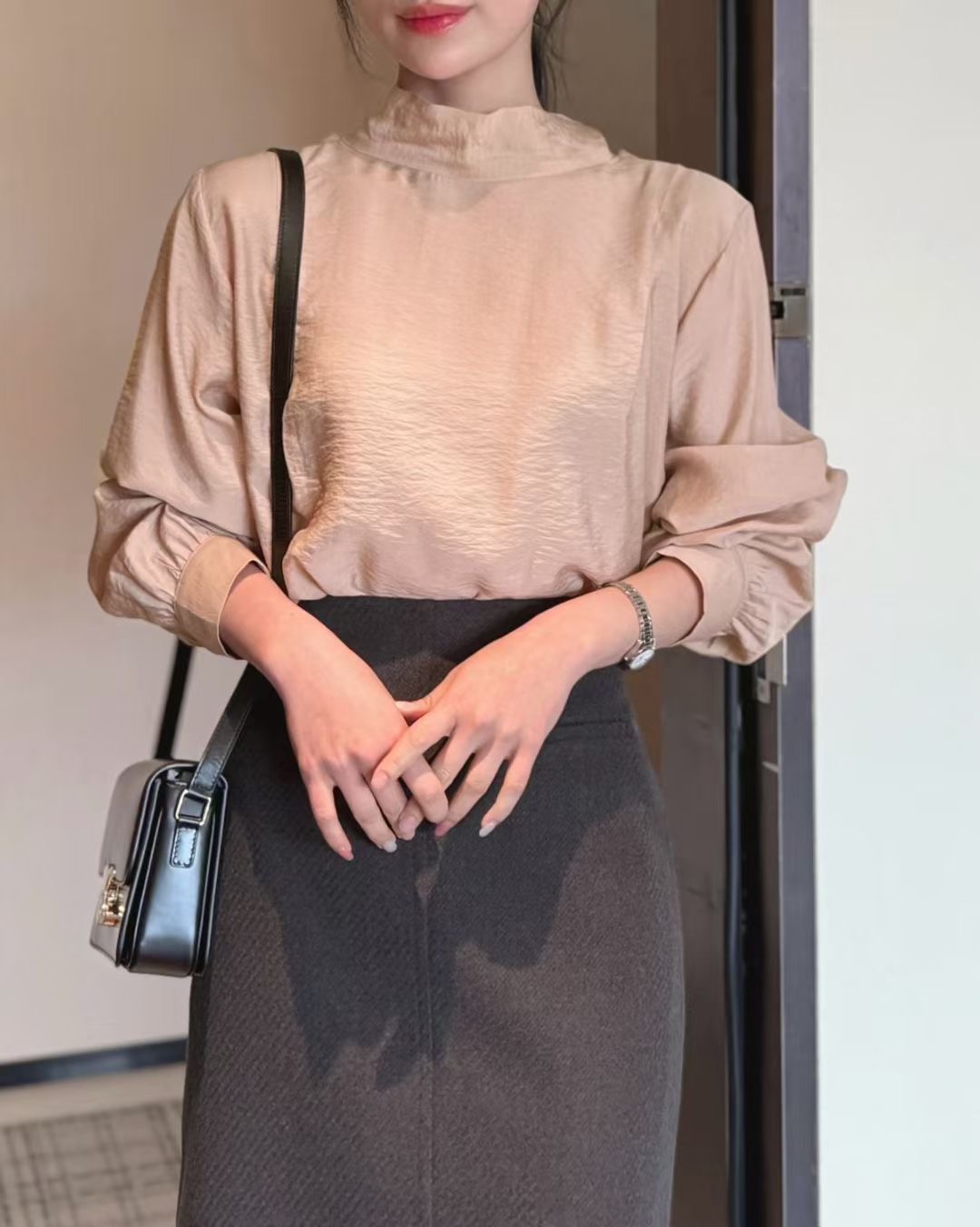 ALL OVER東大門㊣代購女士新款人氣熱賣推薦真品襯衫蕾絲衫ALL OVER襯衫/蕾絲衫圖色2