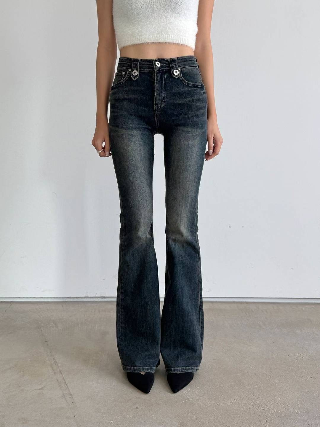 STYLE LAB東大門㊣代購女士新款人氣職業熱賣真品時尚牛仔褲STYLE LAB牛仔褲