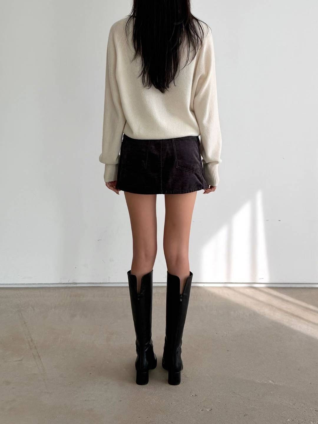 STYLE LAB韓國代購㊣女士新品熱賣25秋冬推薦時尚真品短裙STYLE LAB短裙