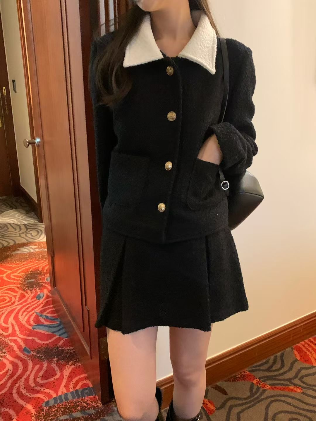 ALL OVER東大門㊣直郵女士新品人氣熱賣推薦職業時尚25秋冬短裙ALL OVER短裙圖色2