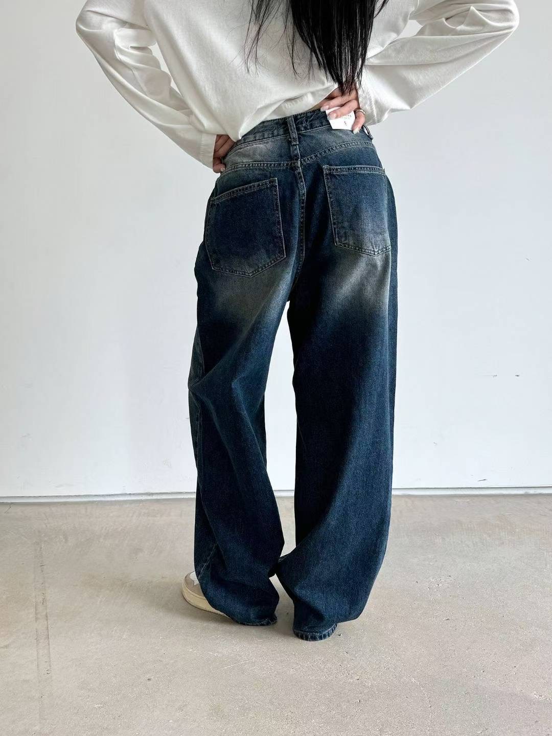 STYLE LAB韓國直郵㊣女士新款熱賣人氣推薦時尚休閑牛仔褲STYLE LAB牛仔褲