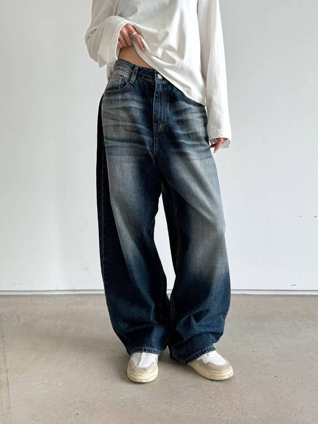 STYLE LAB韓國直郵㊣女士新款熱賣人氣推薦時尚休閑牛仔褲STYLE LAB牛仔褲