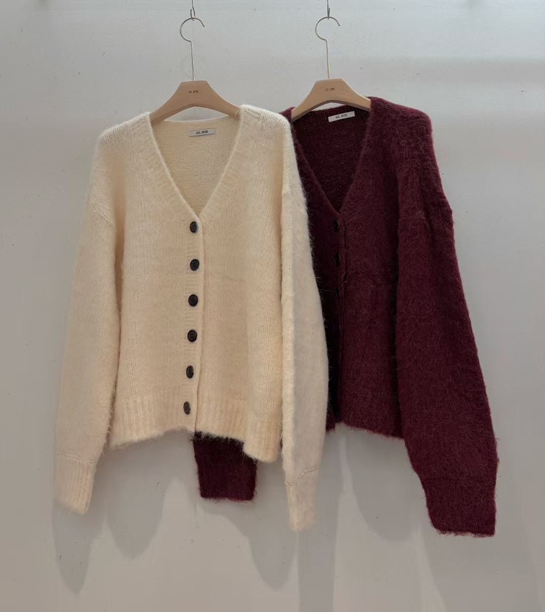 ALL OVER韓國直郵㊣女士新款25秋冬時尚人氣熱賣針織衫羊毛衫ALL OVER針織衫