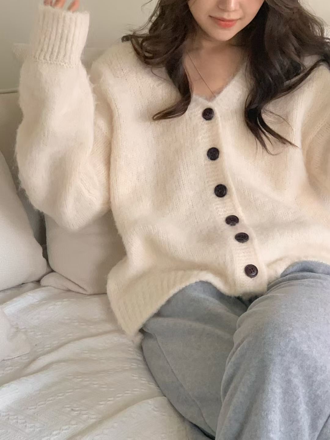 ALL OVER韓國直郵㊣女士新款25秋冬時尚人氣熱賣針織衫羊毛衫ALL OVER針織衫