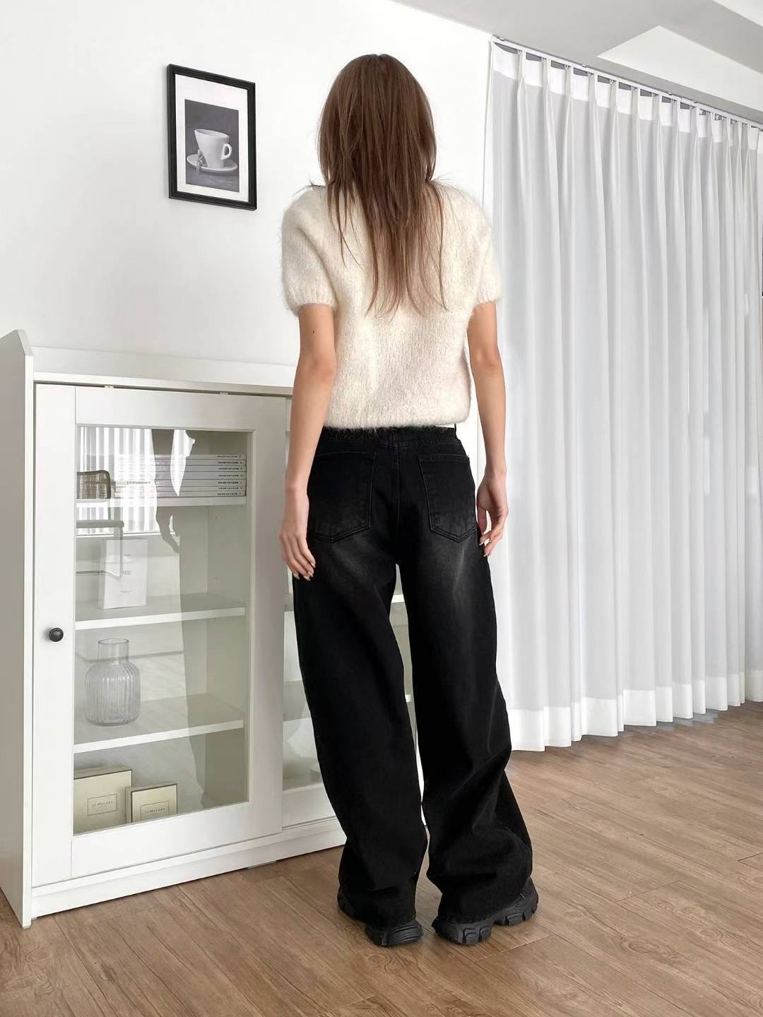 STYLE LAB韓國直郵㊣女士新款25秋冬真品熱賣休閑人氣牛仔褲STYLE LAB牛仔褲