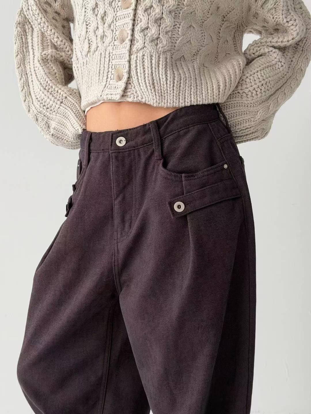 STYLE LAB韓國代購㊣女裝新品時尚推薦真品職業人氣牛仔褲STYLE LAB牛仔褲