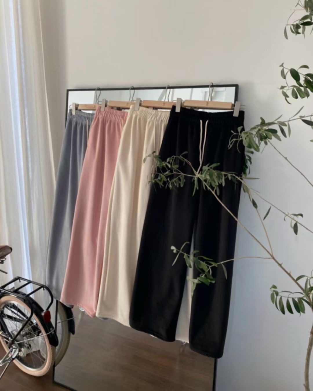 ALL OVER韓國直郵㊣女士新品職業熱賣時尚真品人氣休閑休閑褲ALL OVER休閑褲圖色4左四色