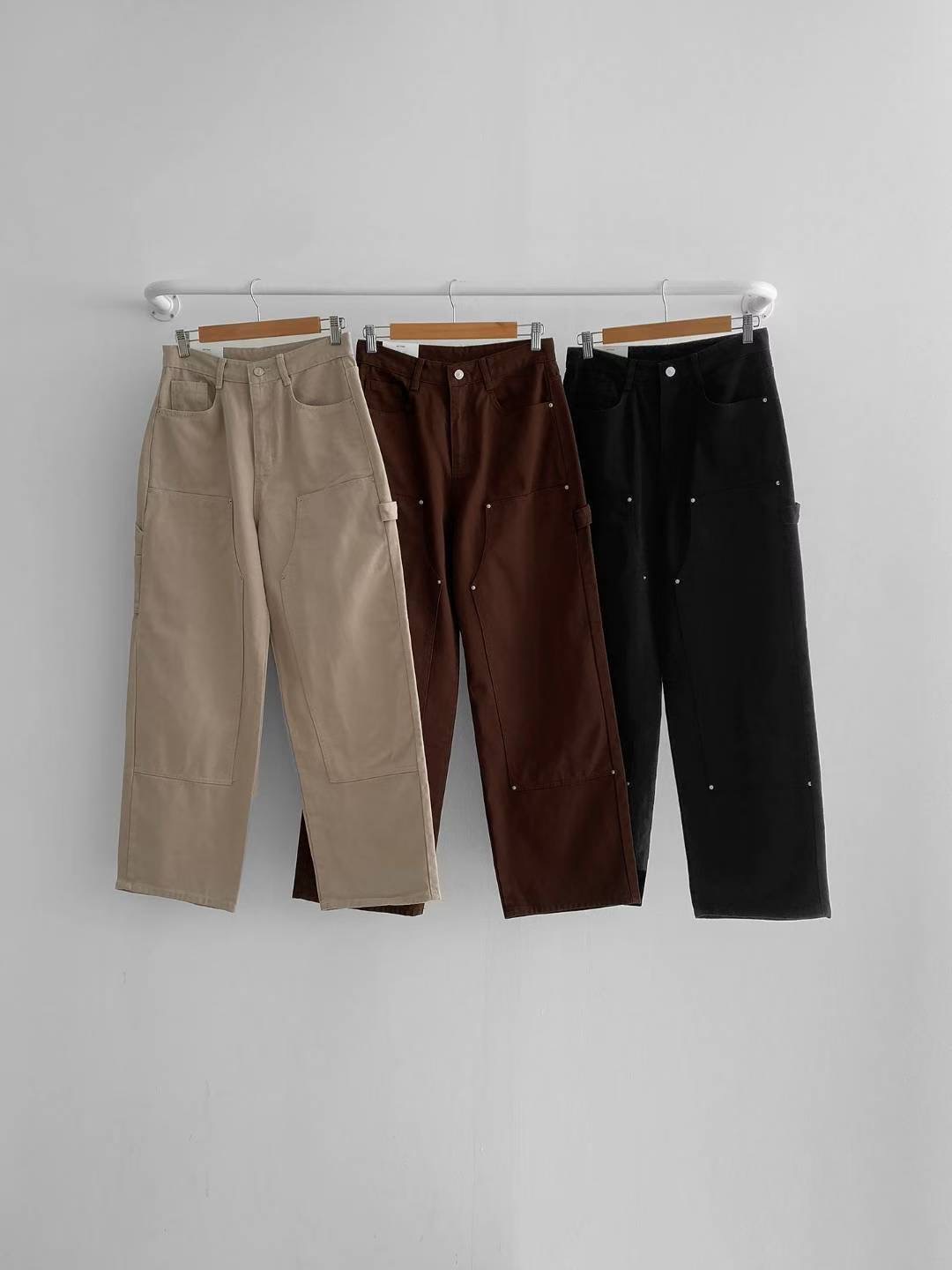 STYLE LAB韓國代購㊣女裝新款職業休閑時尚熱賣真品牛仔褲STYLE LAB牛仔褲圖色2左二色