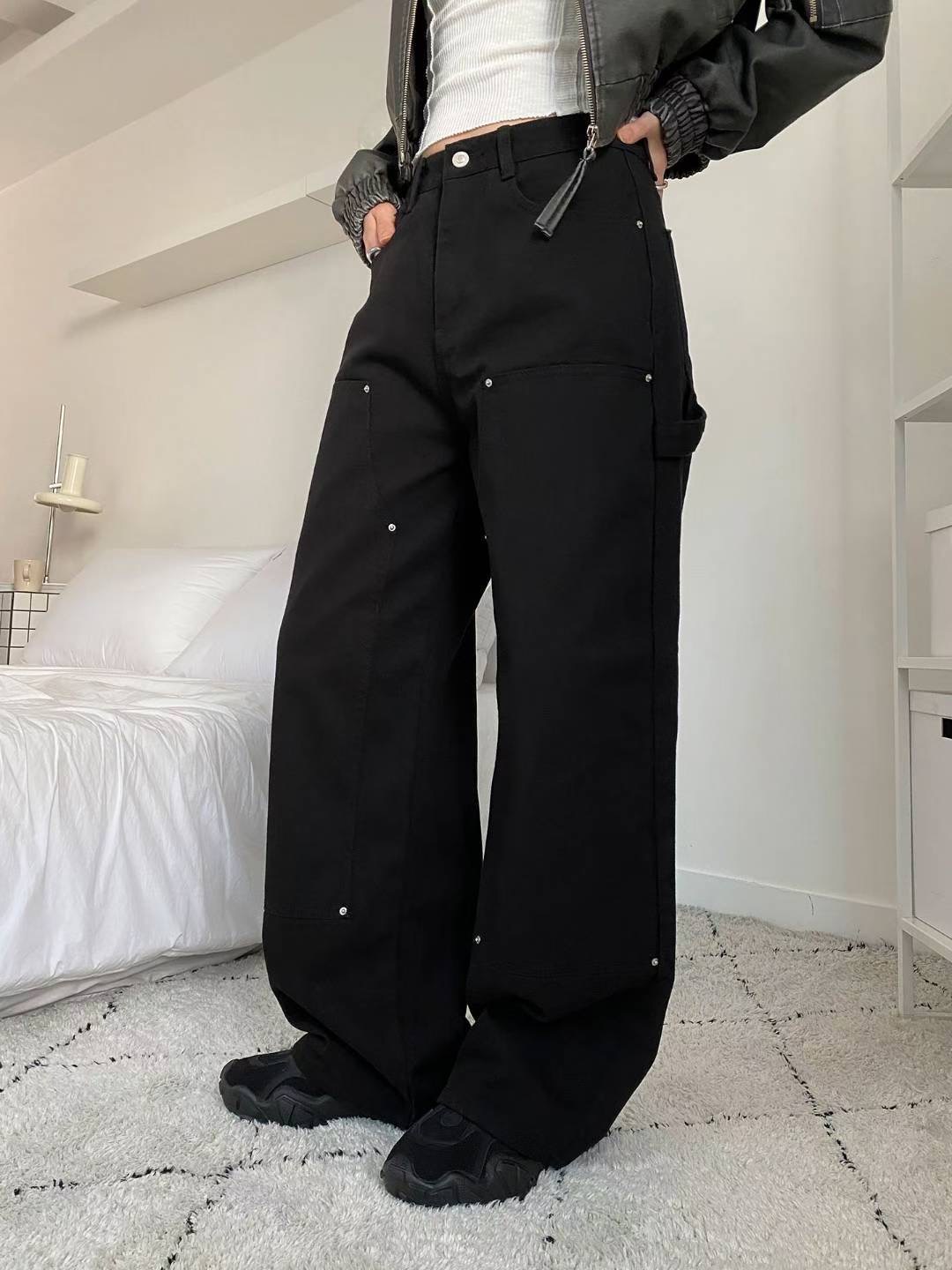 STYLE LAB韓國代購㊣女裝新款職業休閑時尚熱賣真品牛仔褲STYLE LAB牛仔褲圖色3