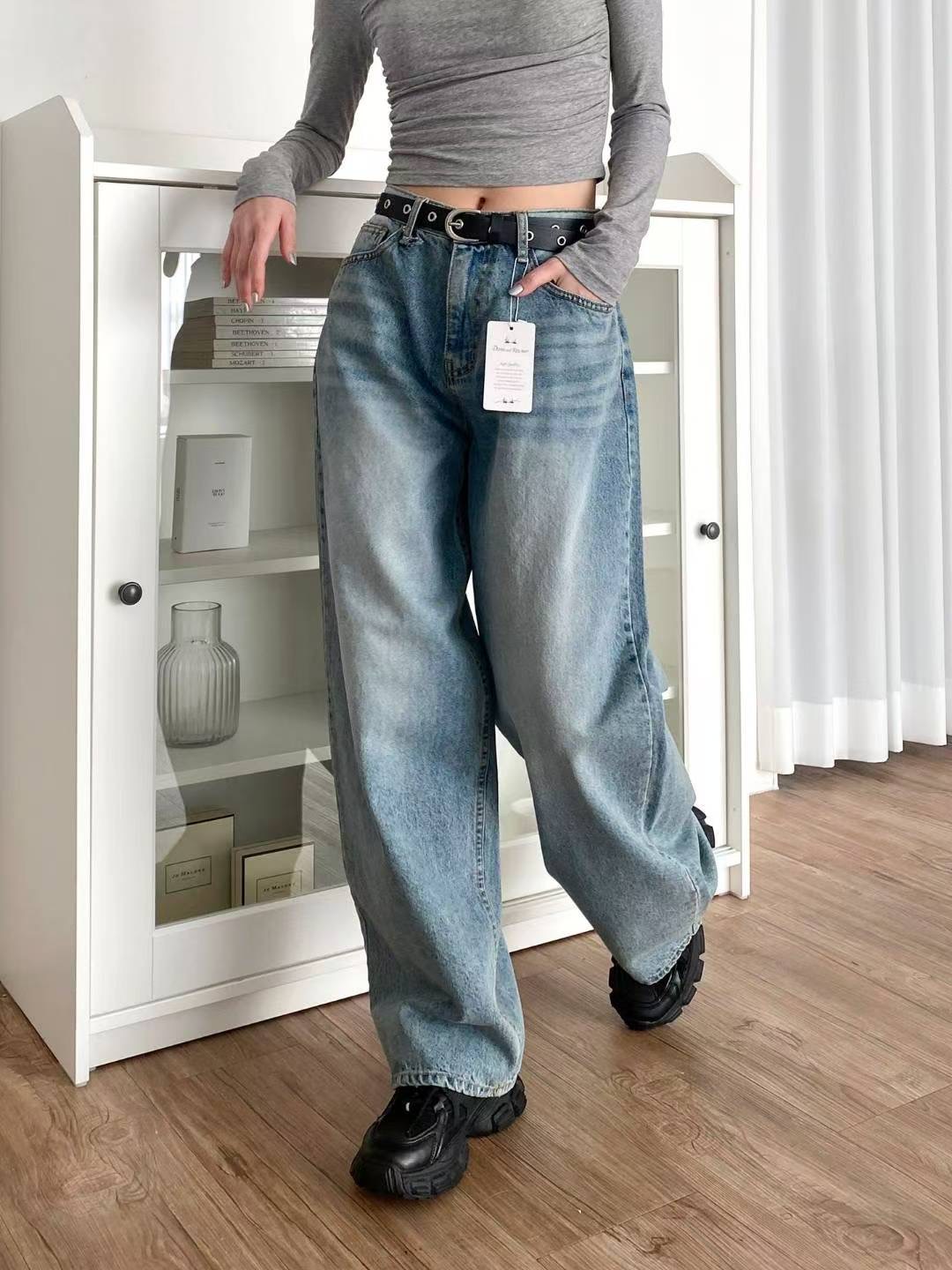 STYLE LAB韓國代購㊣女裝新款熱賣時尚推薦牛仔褲不含腰帶STYLE LAB牛仔褲