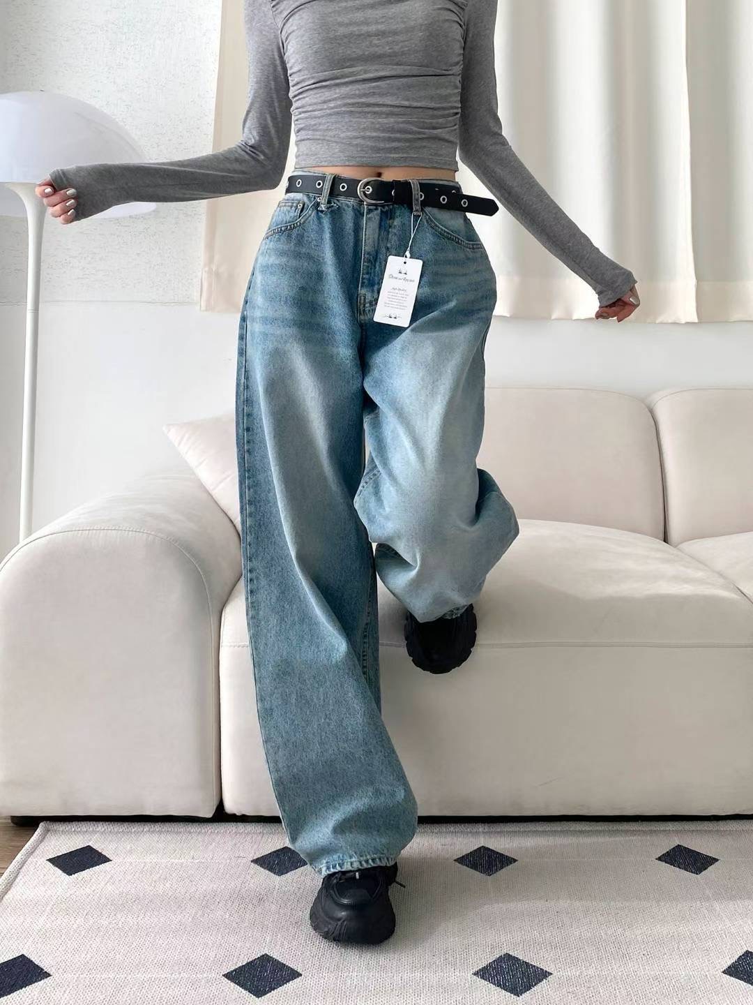 STYLE LAB韓國代購㊣女裝新款熱賣時尚推薦牛仔褲不含腰帶STYLE LAB牛仔褲