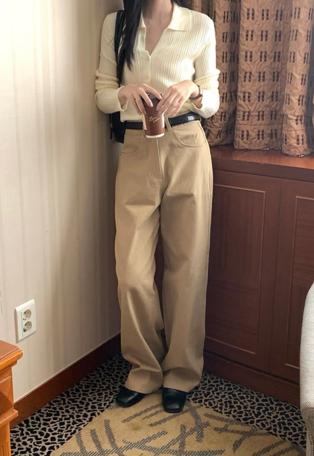 ALL OVER韓國直郵㊣女裝新品25秋冬人氣真品職業時尚熱賣短裙ALL OVER短裙