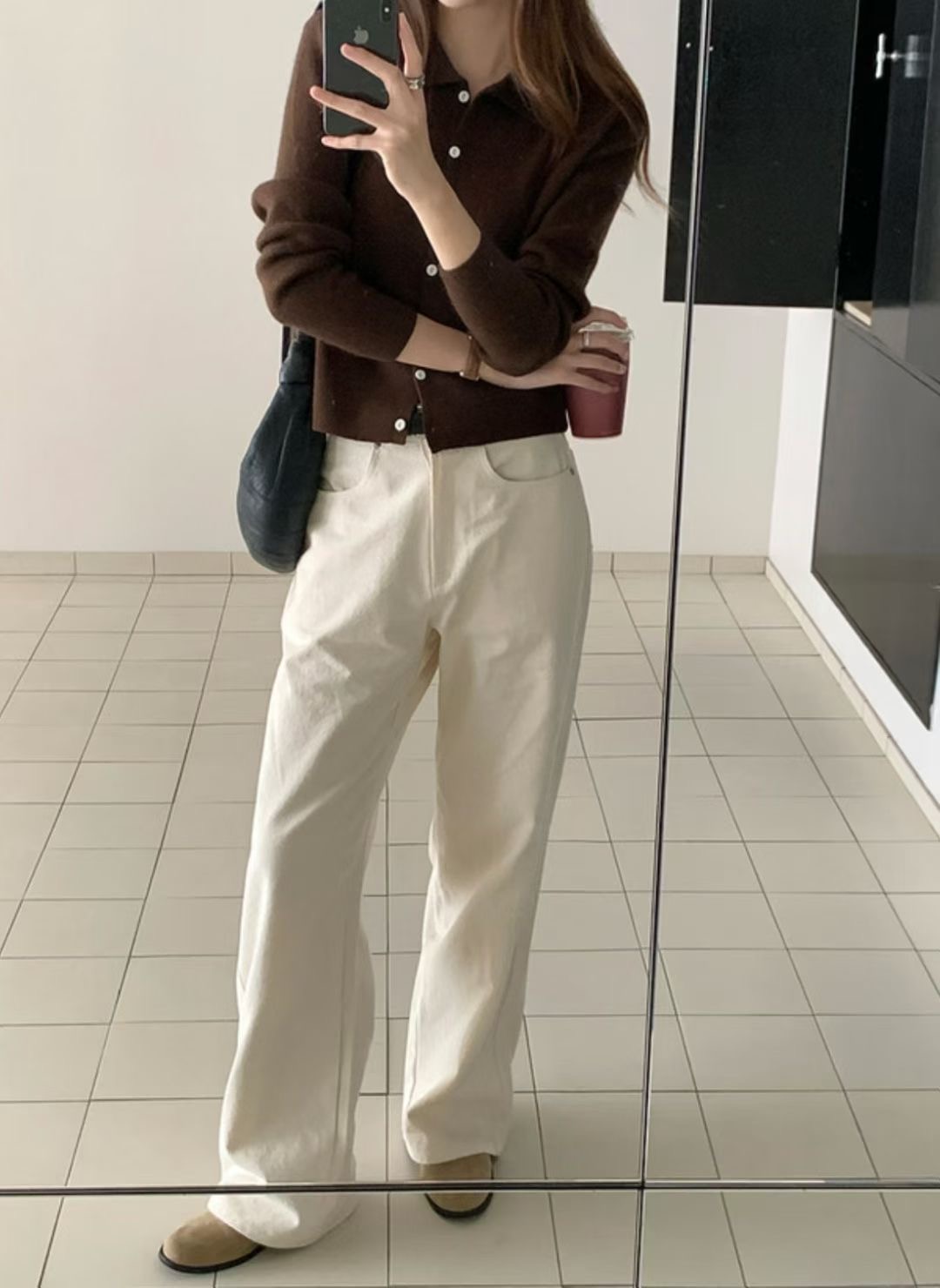 ALL OVER韓國直郵㊣女裝新品25秋冬人氣真品職業時尚熱賣短裙ALL OVER短裙