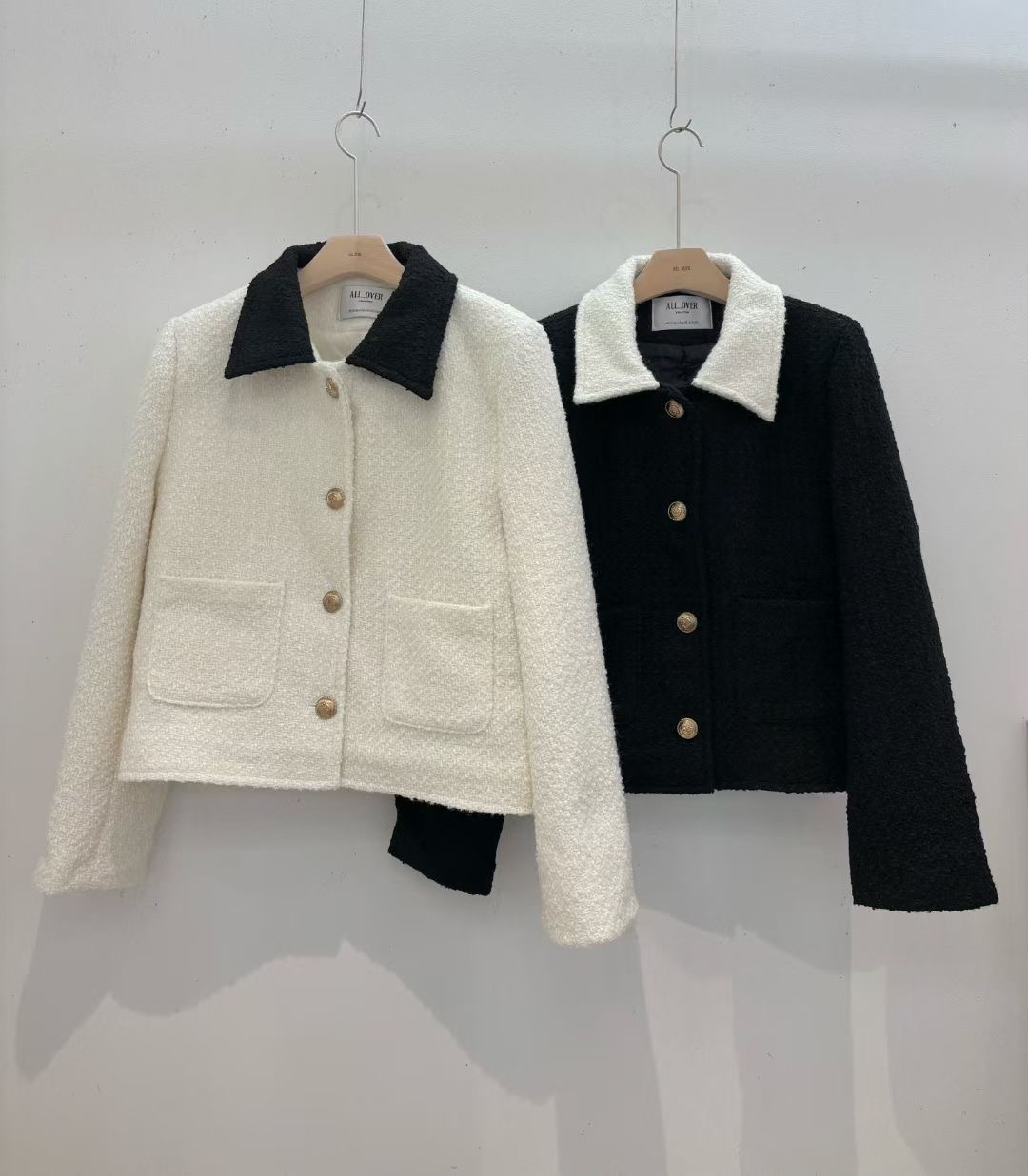 ALL OVER東大門㊣實拍女士新品熱賣人氣職業時尚真品休閑夾克ALL OVER夾克