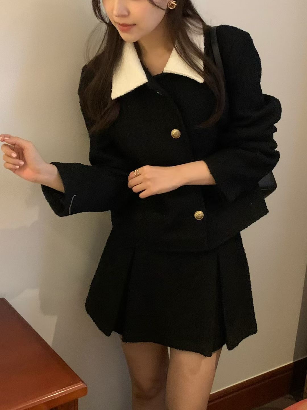 ALL OVER東大門㊣實拍女士新品熱賣人氣職業時尚真品休閑夾克ALL OVER夾克圖色2