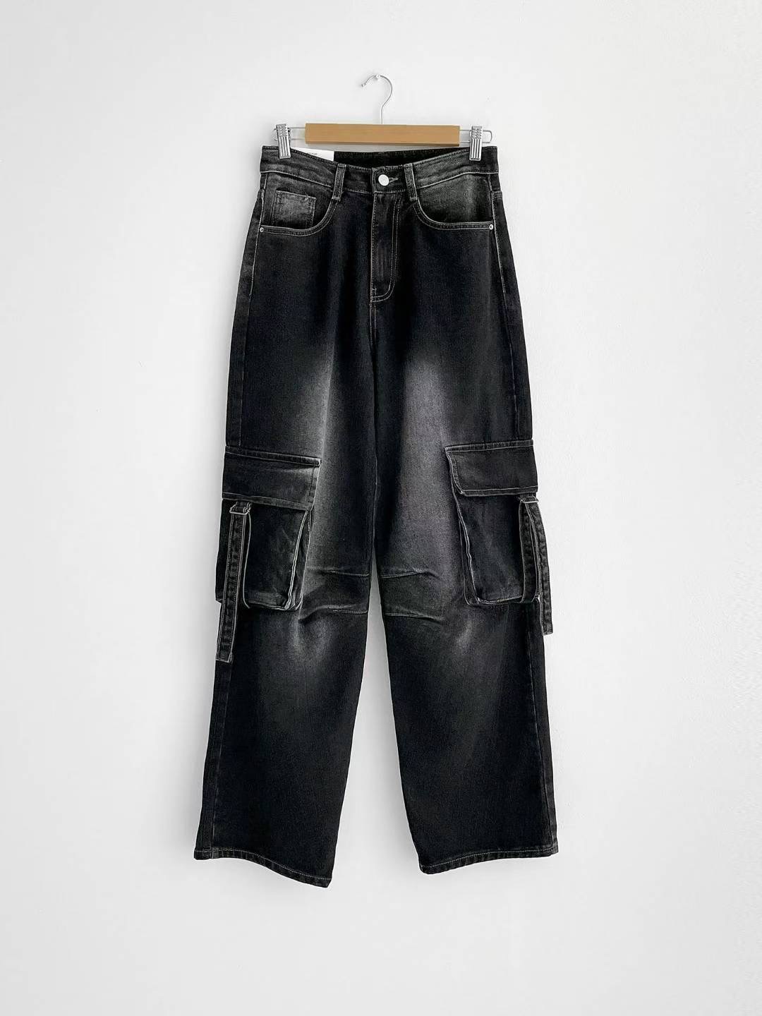 STYLE LAB東大門㊣實拍女裝新品人氣休閑熱賣推薦職業牛仔褲STYLE LAB牛仔褲圖色1