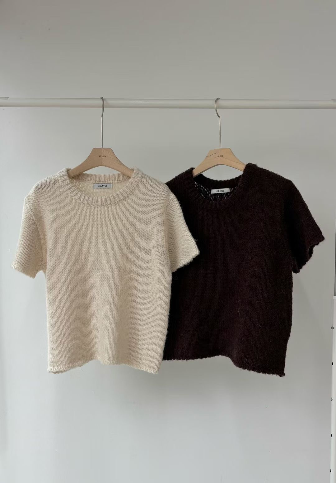 ALL OVER東大門㊣代購女裝新品人氣熱賣真品時尚針織衫圓領ALL OVER針織衫
