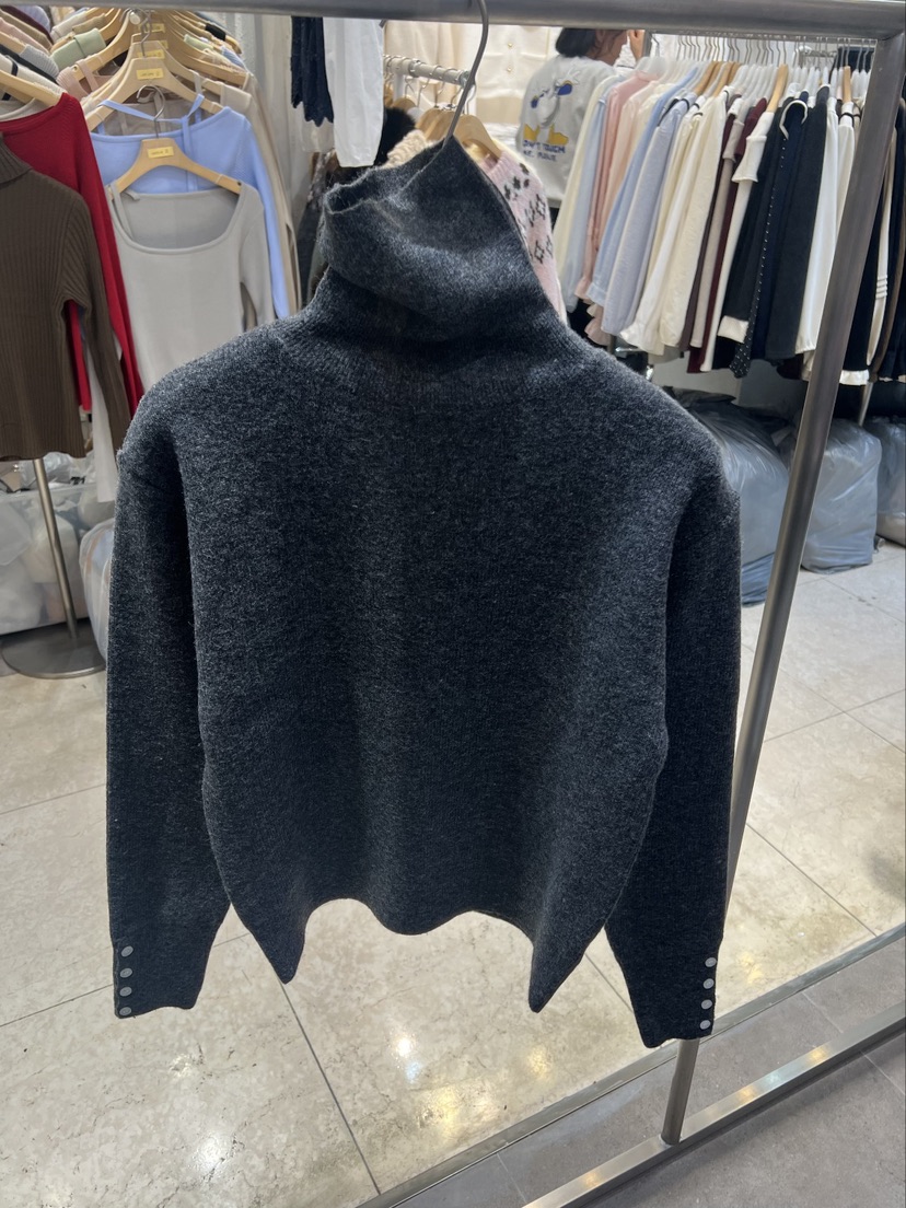 BLACK NOTE東大門㊣代購女士新品推薦職業時尚熱賣人氣針織衫BLACK NOTE針織衫圖色4