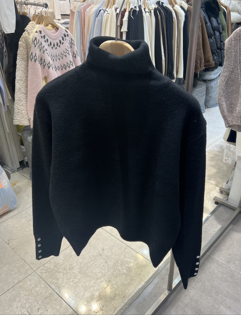 BLACK NOTE東大門㊣代購女士新品推薦職業時尚熱賣人氣針織衫BLACK NOTE針織衫圖色5