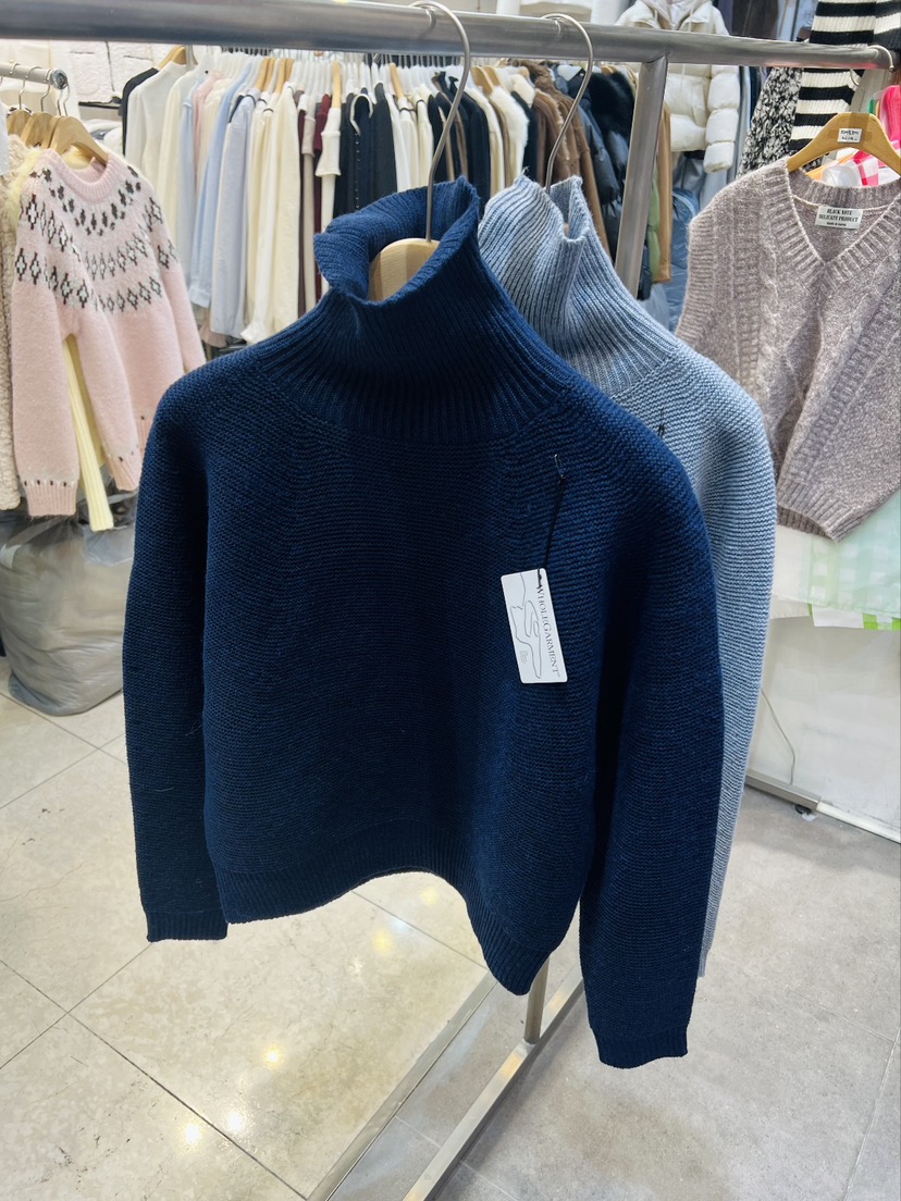 BLACK NOTE東大門㊣直郵女士新款時尚推薦人氣25秋冬針織衫BLACK NOTE針織衫