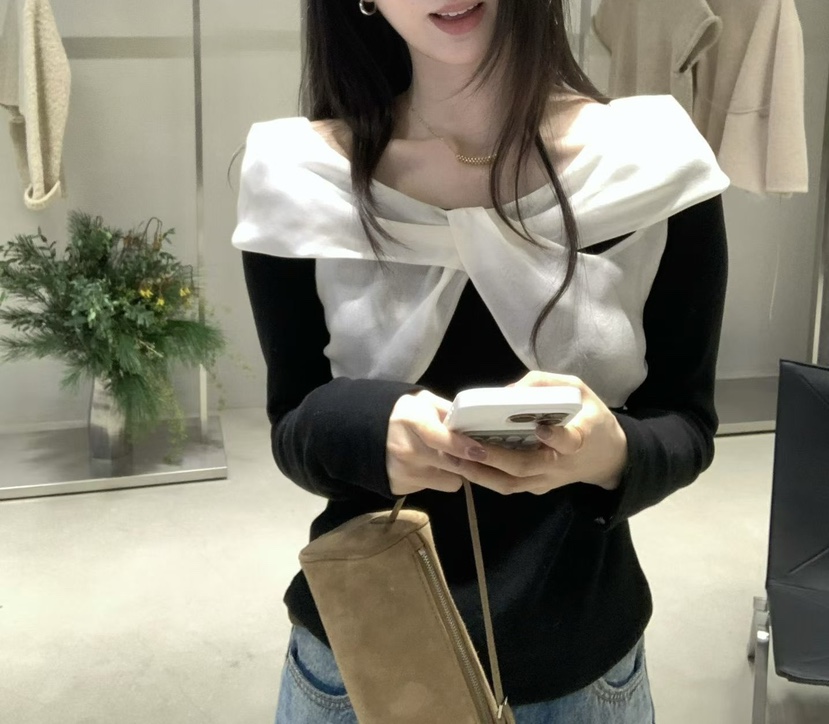 SYMBOL東大門㊣代購女裝新品休閑人氣真品推薦職業時尚長袖T恤SYMBOL長袖T恤