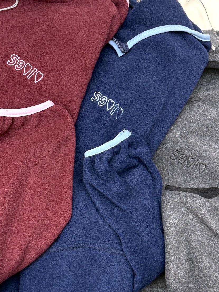 SEOLO韓國直郵㊣女士新款時尚人氣真品25秋冬衛衣連帽拉鏈衫抓絨Seolo seoul衛衣