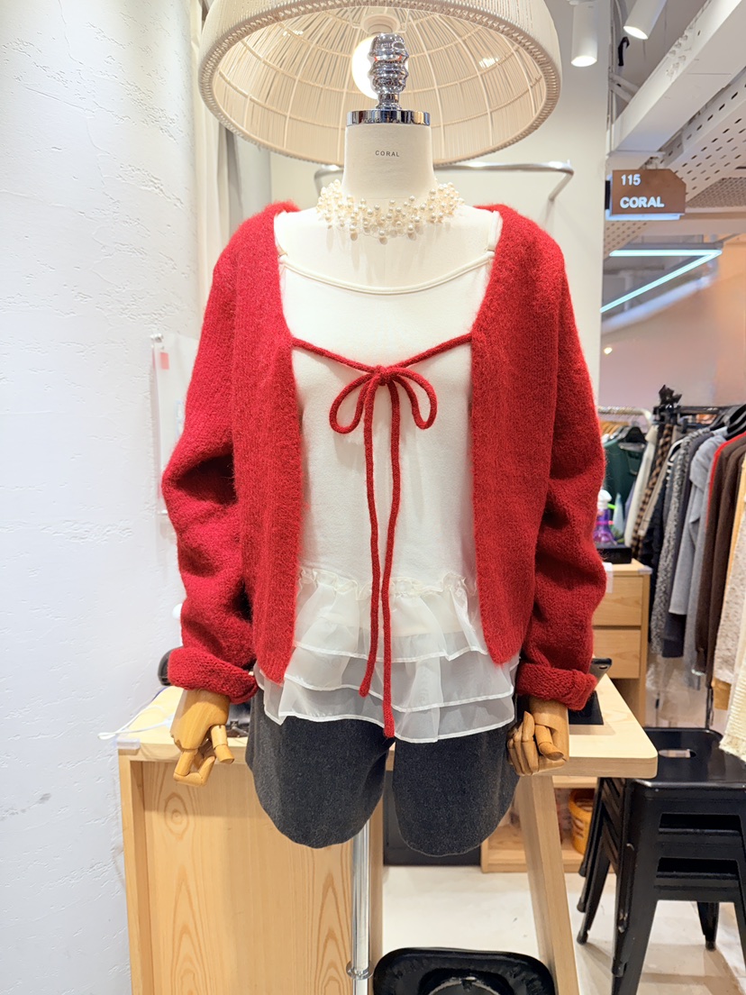CORAL東大門㊣直郵女裝新品職業休閑真品推薦熱賣人氣針織衫CORAL針織衫