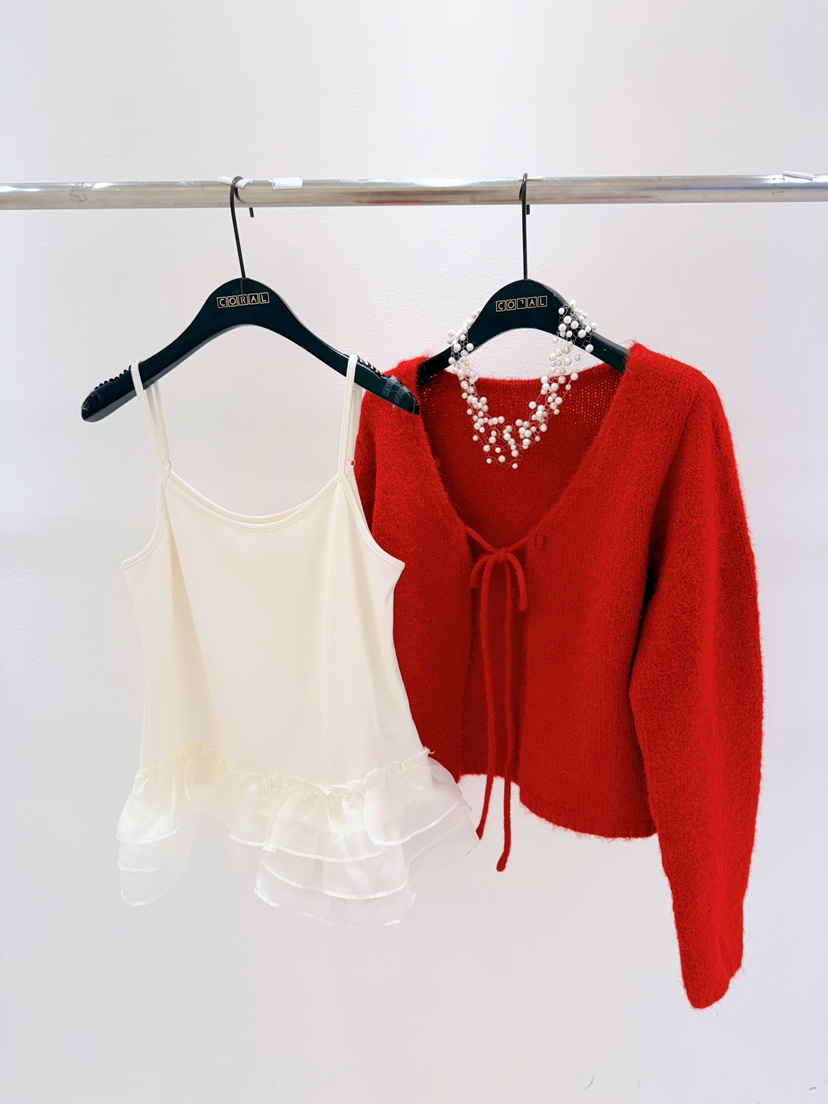 CORAL東大門㊣直郵女裝新品職業休閑真品推薦熱賣人氣針織衫CORAL針織衫