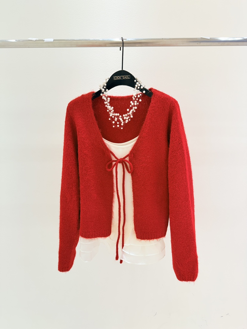 CORAL東大門㊣直郵女裝新品職業休閑真品推薦熱賣人氣針織衫CORAL針織衫圖色1