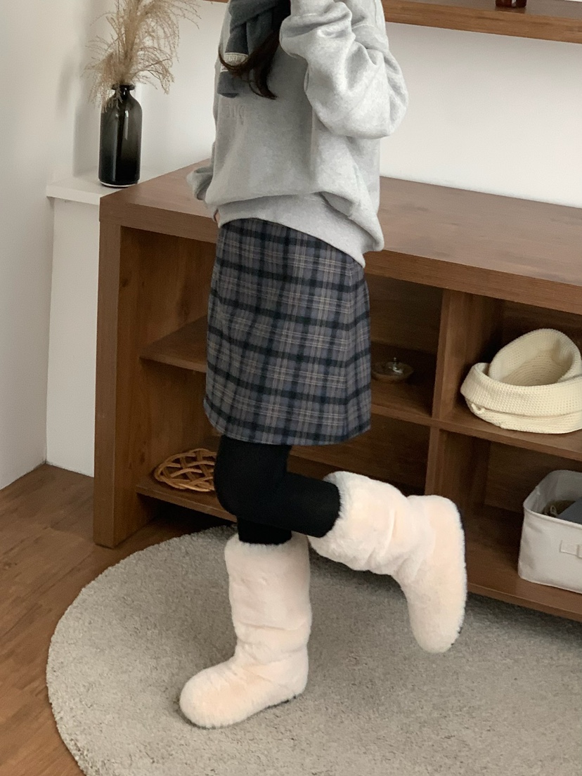 BLEECKER東大門㊣直郵女裝新品人氣25秋冬休閑半身裙中短裙BLEECKER半身裙/中短裙