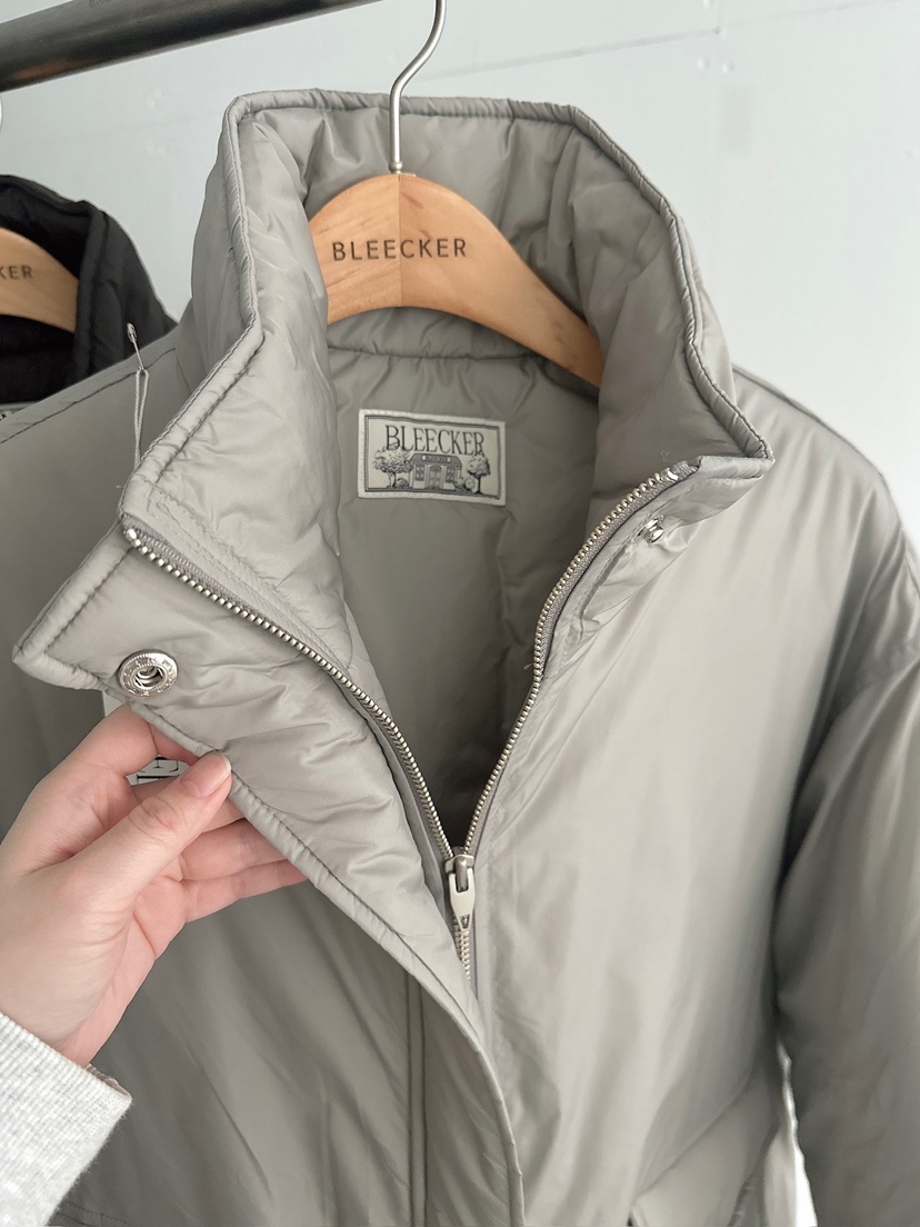 BLEECKER韓國直郵㊣女裝新款職業人氣熱賣推薦短款羽絨服褶皺BLEECKER短款羽絨服