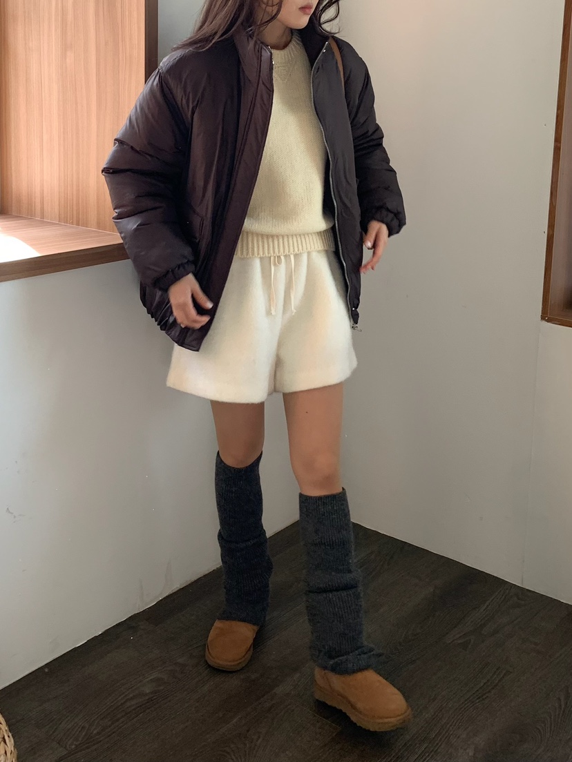 BLEECKER韓國直郵㊣女裝新款職業人氣熱賣推薦短款羽絨服褶皺BLEECKER短款羽絨服