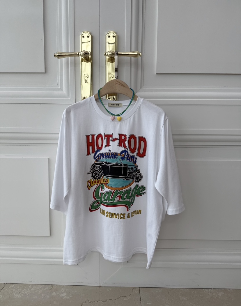 JENNY 1976韓國代購㊣女士新款推薦人氣熱賣休閑職業時尚T恤JENNY 1976T恤圖色2