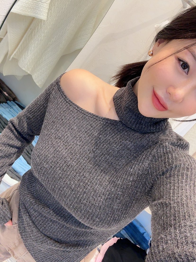 RIAH韓國直郵㊣女士新款熱賣休閑25秋冬真品人氣時尚針織衫RIAH針織衫