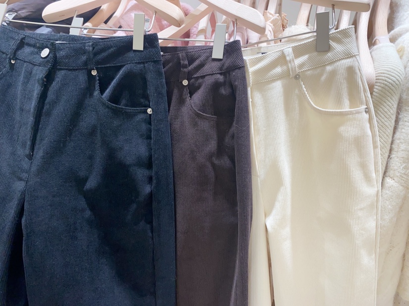 LOVE ROSIE東大門㊣直郵女裝新品職業真品休閑褲Sale燈芯絨LOVE ROSIE休閑褲