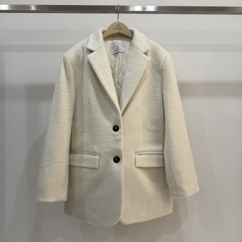 BLANC-A韓國直郵㊣女裝新款真品人氣熱賣時尚休閑夾克羊駝BLANC-A夾克圖色1