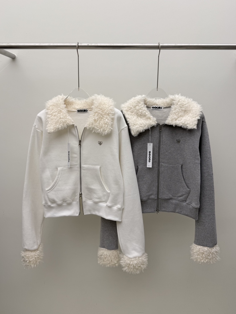 SEOLO韓國直郵㊣女裝新款時尚人氣休閑真品職業熱賣夾克拉鏈Seolo seoul夾克