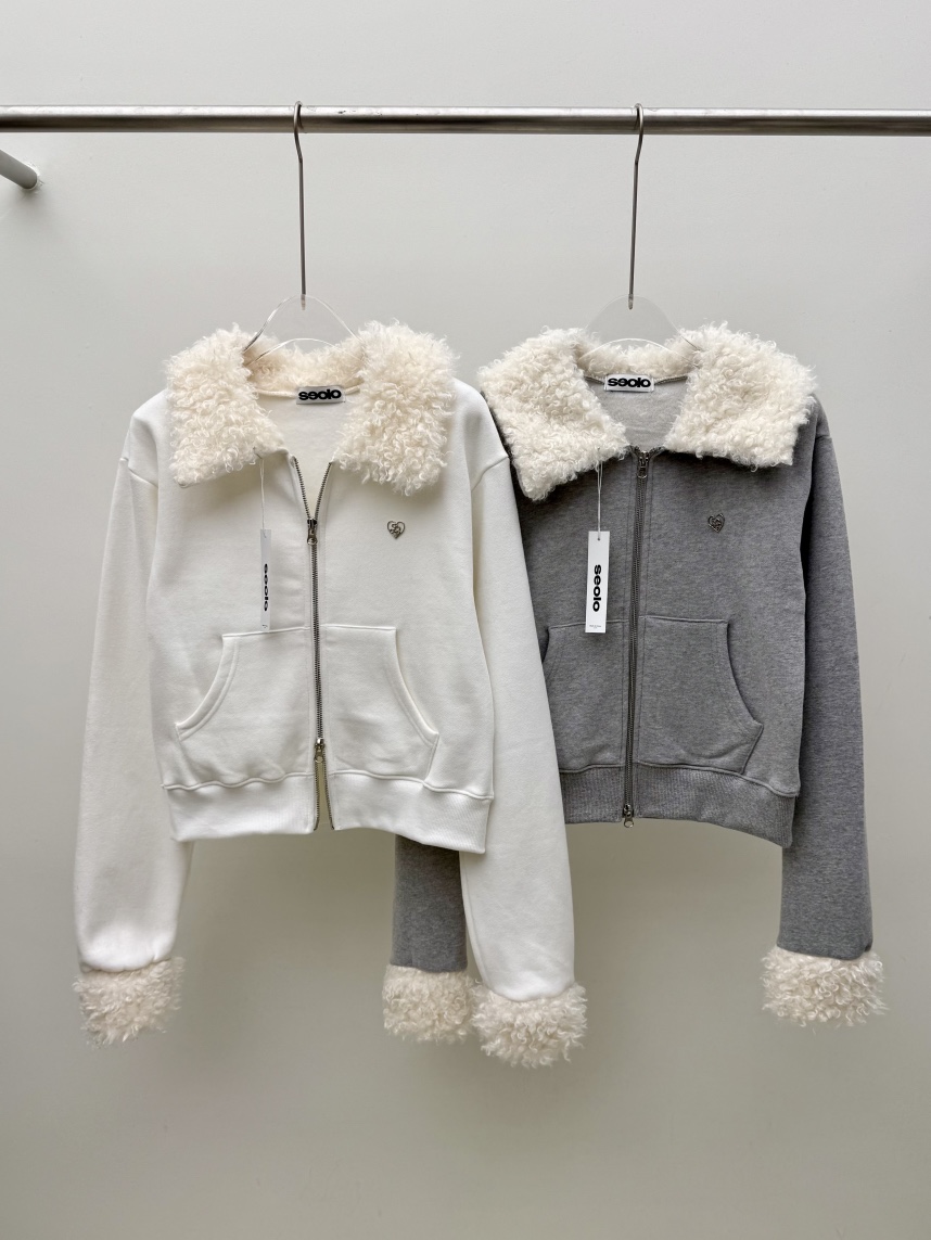 SEOLO韓國直郵㊣女裝新款時尚人氣休閑真品職業熱賣夾克拉鏈Seolo seoul夾克