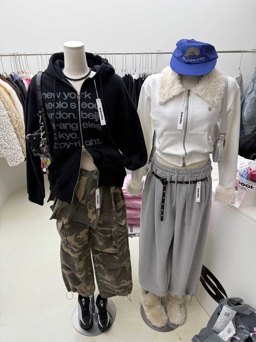 SEOLO韓國直郵㊣女裝新款時尚人氣休閑真品職業熱賣夾克拉鏈Seolo seoul夾克